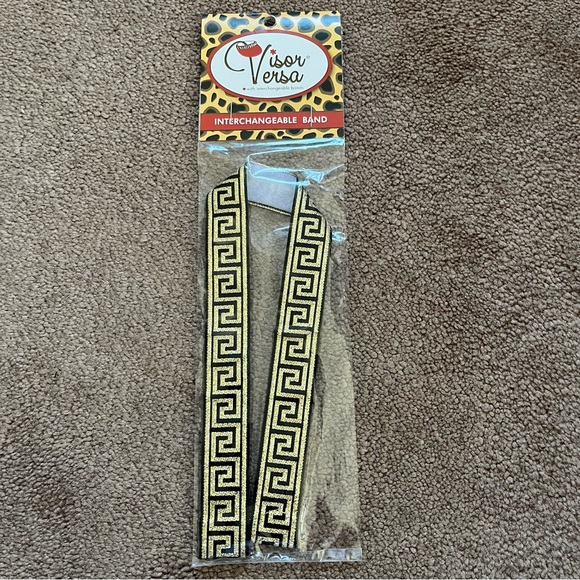 Visor Versa Accessories - NWT Visor Versa Metallic Patterned Interchangeable Visor Band